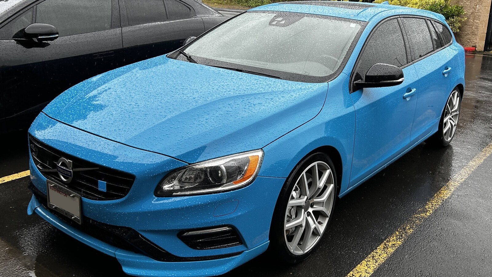A Volvo V60 Polestar photographed in Oregon, USA